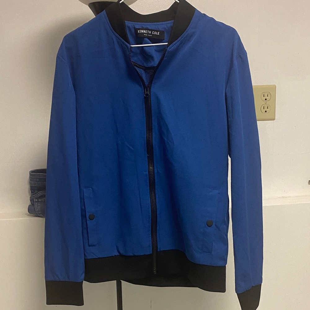 Kenneth Cole Blue and Black Jacket